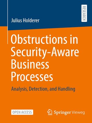 cover image of Obstructions in Security-Aware Business Processes